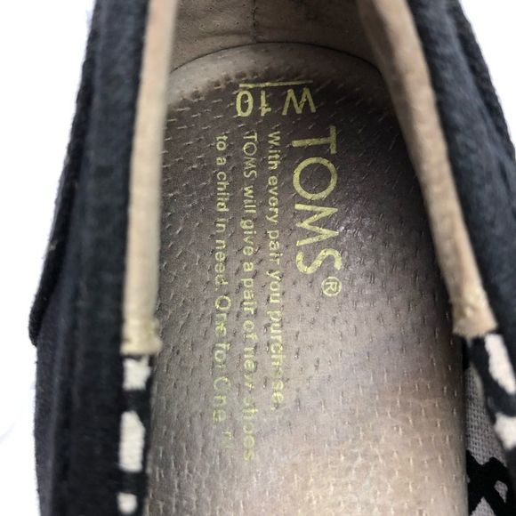 TOMS Canvas Espadrille wedge shoes - Picture 6 of 8